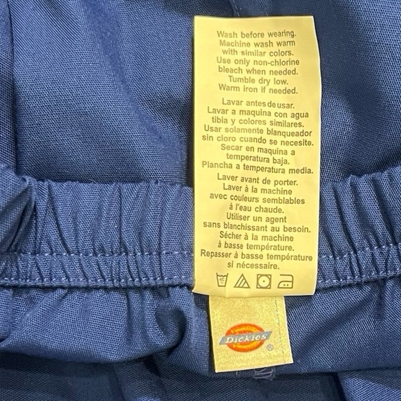 💙 Dickies Every Day Scrubs | Blue | Women’s Size 2XL | Missy Fit | Drawstring - Picture 7 of 9